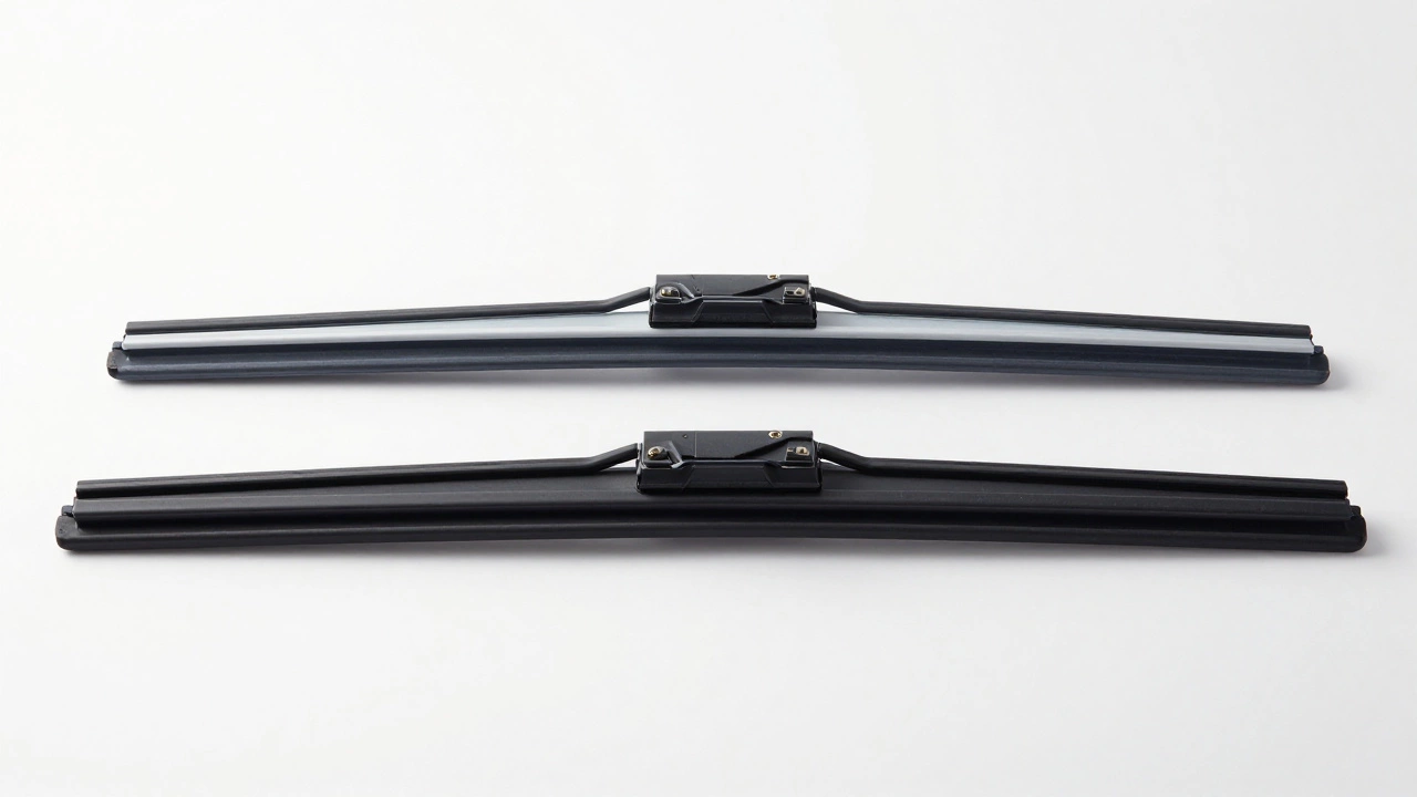 Side-by-side comparison of budget and premium wiper blades