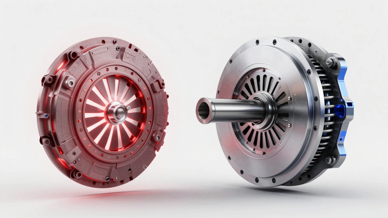 Technical comparison of stock vs Stage 2 clutch internal mechanics
